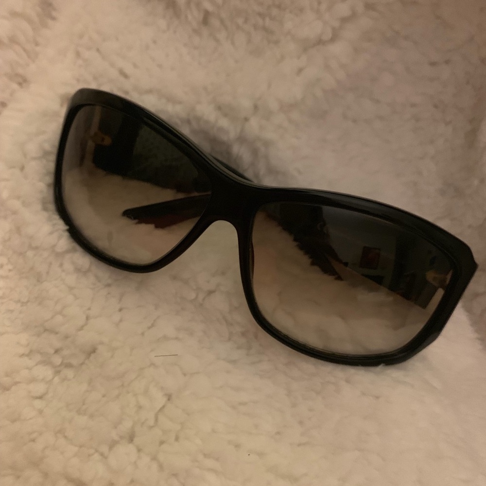 GUCCI BLACK GG 2592/S SUNGLASSES +case + lenscloth